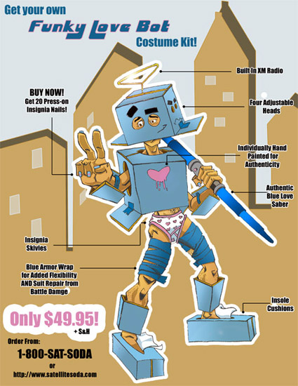 Funky Love Bot Costume Ad