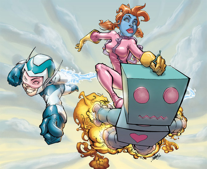 Kid Missile and Space Chicka 